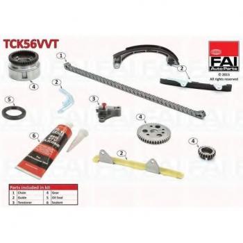 Kit de cadena de distribución FAI AutoParts TCK56VVT