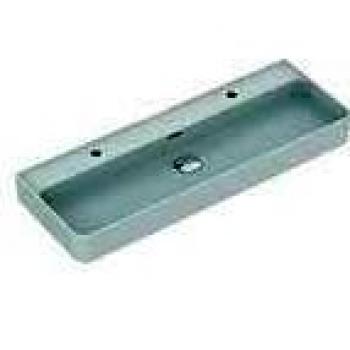 Lavabo Ideal Standard Strada II 120x43 cm, 2 orificios para grifería, Ideal Plus, blanco T3595MA
