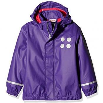 LEGO Jamaica 101 Chaqueta Impermeable, Niñas, Morado