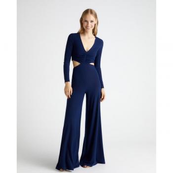 Mono largo de punto cut out Green Coast