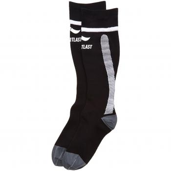 Sportlast Start Calcetines Largos de Comprensión, Negro / Blanco, M