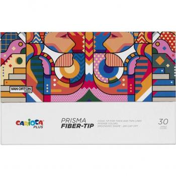 Rotuladores Carioca Plus Prisma - Pack Premium de 30 Colores Surtidos en Caja