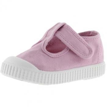Sandalias de lona Victoria 1915 DREC con tira adherente y refuerzo en la puntera, color azul, unisex, tamaño 31