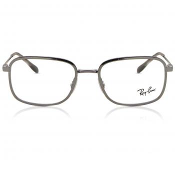 Ray-Ban RX6495 Asian Fit 2502 Men's Eyeglasses Gunmetal Size 52 (Frame Only) - Blue Light Block Available