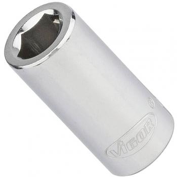 Adaptador bit VIGOR V3651 con conexión de 1/4'', compatible con puntas de atornillar, fabricado en acero de alta resistencia, diseño compacto para fácil manejo y almacenamiento