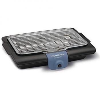 Moulinex Accessimo - Barbacoa de mesa eléctrica, rejilla extraíble, potencia 2100 W, fabricada en Francia BG134812