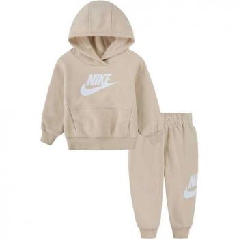 Nike Kids Beige Club Fleece Tracksuit Set (Ages 6-8)
