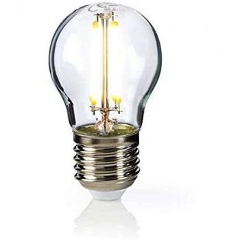 Nedis Bombilla de Filamento LED E27 de Estilo Retro G45