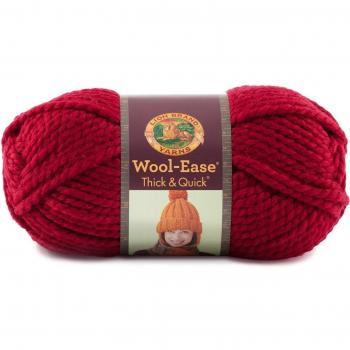 Lion Brand Yarn Company 1 pieza Wool-Ease Thick and Quick, Arándano