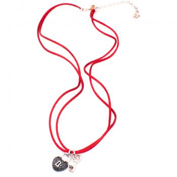 Collar Folli Follie Mujer 3N9S007RKP - Plata de Ley - Talla 30CM