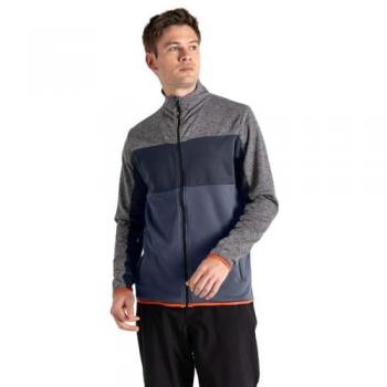 Dare 2b Men's Venture Fleece Jacket - Charcoal Grey Marl, Size M, Anti-Bacterial Odour Control for Outdoor and Winter Sports