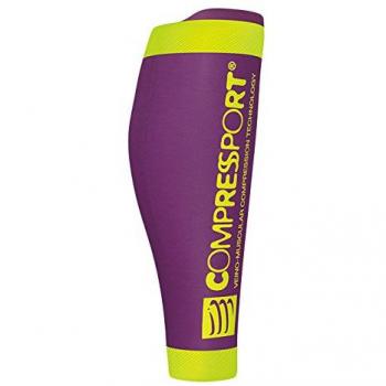 COMPRESSPORT R2 V2 - Medias de Running Unisex, Color Morado, Talla XL