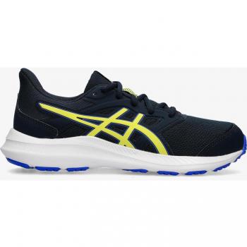 Asics Jolt 4 GS Zapatillas de Running para Niños - Color Marino/Amarillo