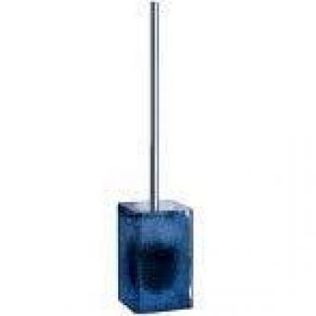 Gedy Antares Escobillero WC, Resina, Azul, 8 X 8.7 X 47