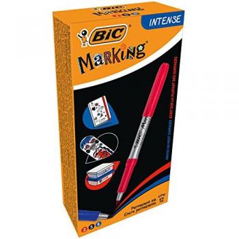 BIC Marcadores Permanentes de Color Metalizado, Caja de 12 unidades