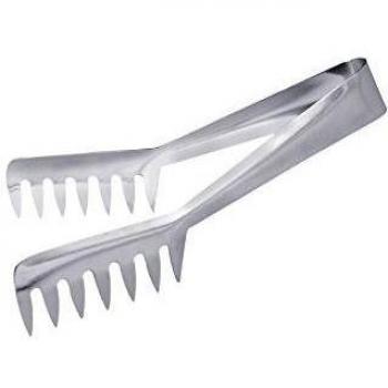 Kosma - Pinzas de acero inoxidable para espaguetis, ensalada y para servir, 20,3 cm
