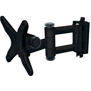 Soporte de pared telescópico para TV LCD 13'' - 30'' (33 - 76 cm), inclinable y giratorio, distancia variable de la pared