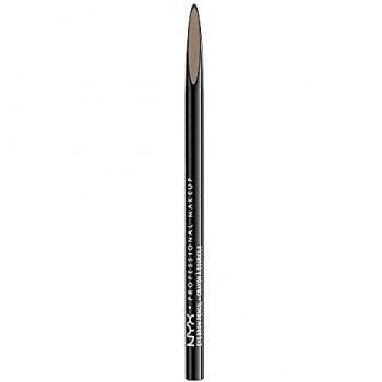 NYX Professional Makeup Lápiz de cejas Precision Brow Pencil, Dos lados: lápiz de cejas y cepillo espiral, Fórmula vegana, Tono: Blonde