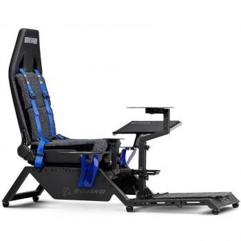 Next Level Racing Flight Simulator Boeing Commercial Edition Gray Metallic Commercial Cockpit