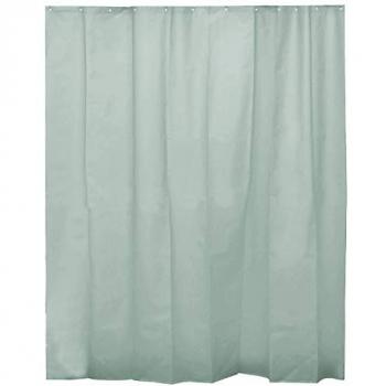 Cortina de Ducha Ecológica 100% PEVA 180x200cm - Resistente al Moho y Biodegradable, Color Verde Almendra