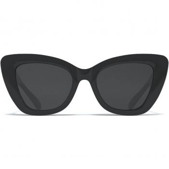 HANUKEii Isla Tortuga HK-012-01 Women’s Sunglasses Black Size 53