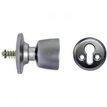 Tesa Assa Abloy 353400CM Juego De Pomos TULIPA Para Puertas Cromo Mate Función 34 TULIPA