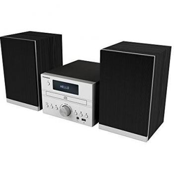 Thomson MIC122BT Home Audio Micro System 50W Negro, Plata Sistema de Audio para el hogar - Microcadena