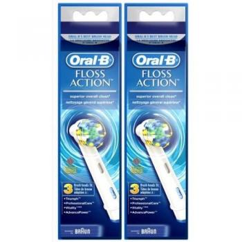Oral B FlossAction Spazzolino elettrico testine sostituzione - 3 ct - 2 pk