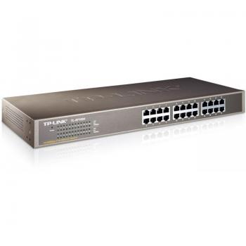 TP-LINK 24-Port Fast Ethernet Switch (10/100Mbps) - Unmanaged Desktop/Rackmount