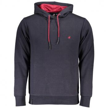 U.S. Polo Assn. Grand Polo Blue Hooded Sweatshirt with Embroidery - XXL
