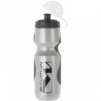 M-Wave PBO 700NS - Botella de plástico Duro, Color Plateado, 650-750 ml