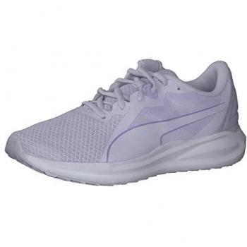 Zapatillas de running Puma Twitch Runner Fresh para mujer, color blanco, modelo 377981 07, características: ligeras, transpirables, suela de goma antideslizante, diseño moderno y cómodo