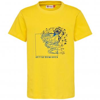 LEGO Wear Boy Tiger 329-T-shirt, Camiseta para Niños, Amarillo