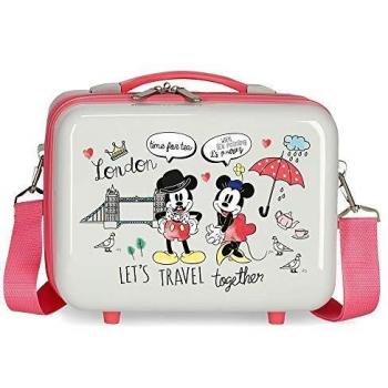 Disney Minnie Around the World Nececer Adaptable Multicolor 29x21x15 cms ABS