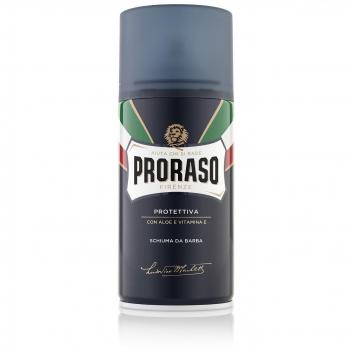 Espuma de Afeitar Proraso Blue con Aloe Vera y Vitamina E - 300 ml
