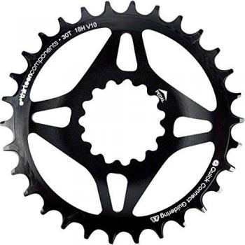 CR2UNA E13-101-Plato de bicicleta, color negro