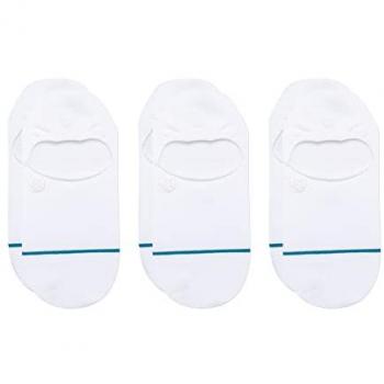 Calcetines Invisibles Stance Icon 3 Pares Blanco Unisex Talla L (43 - 46)