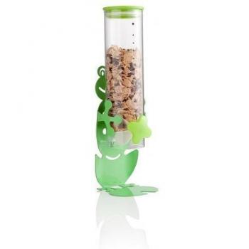 Brandani 55138 - Dispensador de cereales, diseo de rana, color verde