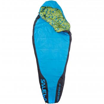 Salewa Maxidream Sb - Saco de dormir con cierre izquierdo, color azul, talla única