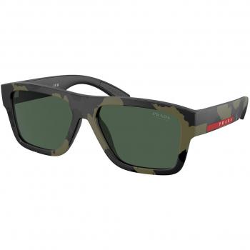 Prada Linea Rossa PS04ZS 14X90I Men's Sunglasses Green Size 56