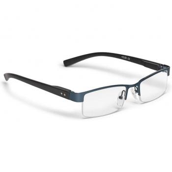 Gafas de Lectura Loring Verdi +2.50 Dioptrías, Montura al Aire con Varillas Gruesas de Pasta, 1 Unidad
