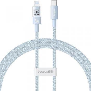 Cable de carga rápida Baseus Gem USB-C a Lightning 1 m 20 W azul