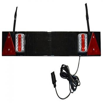 JBM Barra de Remolque con 2 Luces LED, Dimensiones 1100x140mm, Modelo 52838