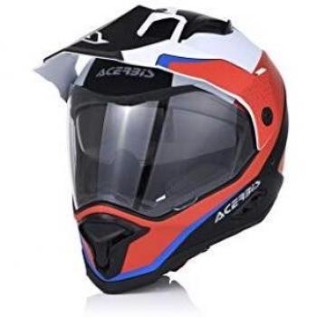 Acerbis 0023466.343.064 Casco, Hombre, Rojo y Blanco, M