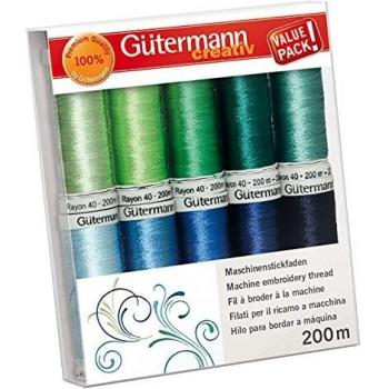 Gutermann Thread Set, Multi-Colour, 200m