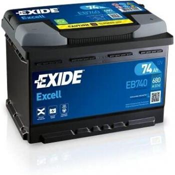 Exide EB740 Batería de Arranque, 74Ah