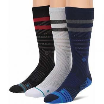 Stance Train Crew 3 Pack Socken Calcetines para hombre, multicolor, medium