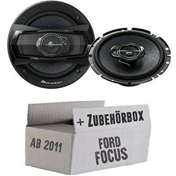 Ford Focus 3 Front Heck - Pioneer TS-A1733i 17cm 3-Wege Lautsprecher - Einbauset