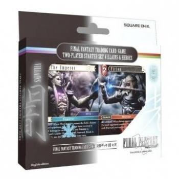 Final Fantasy TCG Villains and Heroes 2 Player Set - Versus Decks, incluye dos mazos de cartas, uno de héroes y otro de villanos, diseñado para dos jugadores, ideal para principiantes y fanáticos del juego de