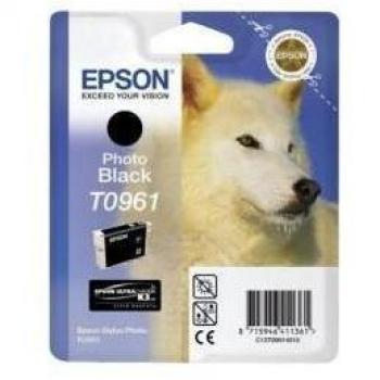 Epson T0961 UltraChrome K3 Photo Black Ink Cartridge (C13T09614010)